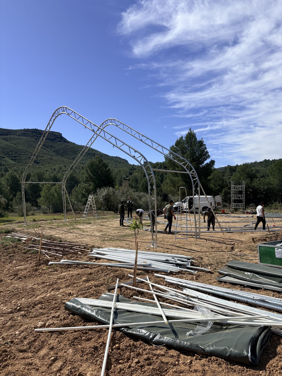 Carpa Almacén en Chulilla