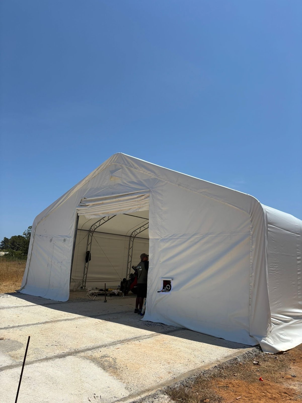 Carpa Almacén en Ibiza