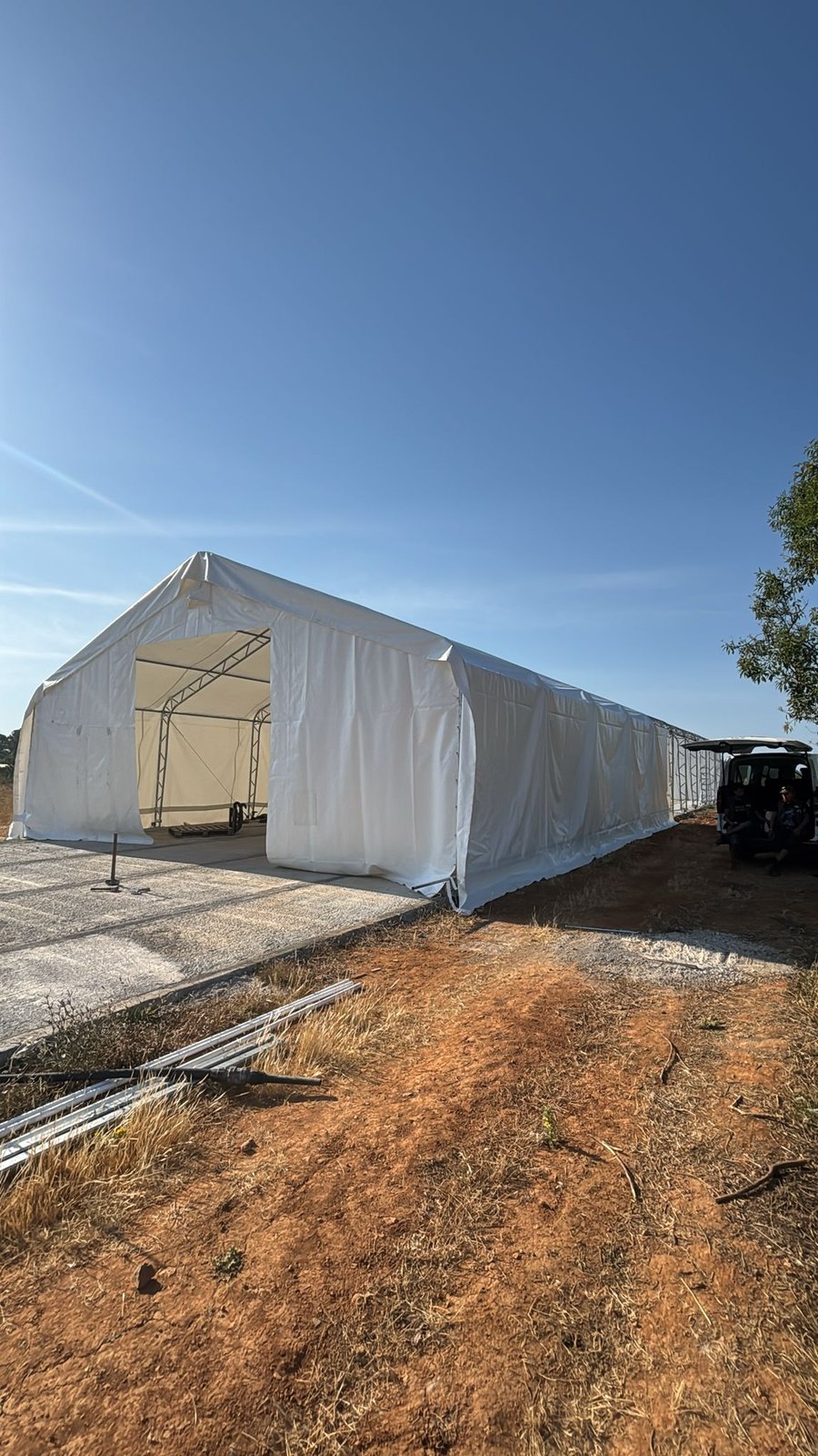 Carpa Almacén en Ibiza