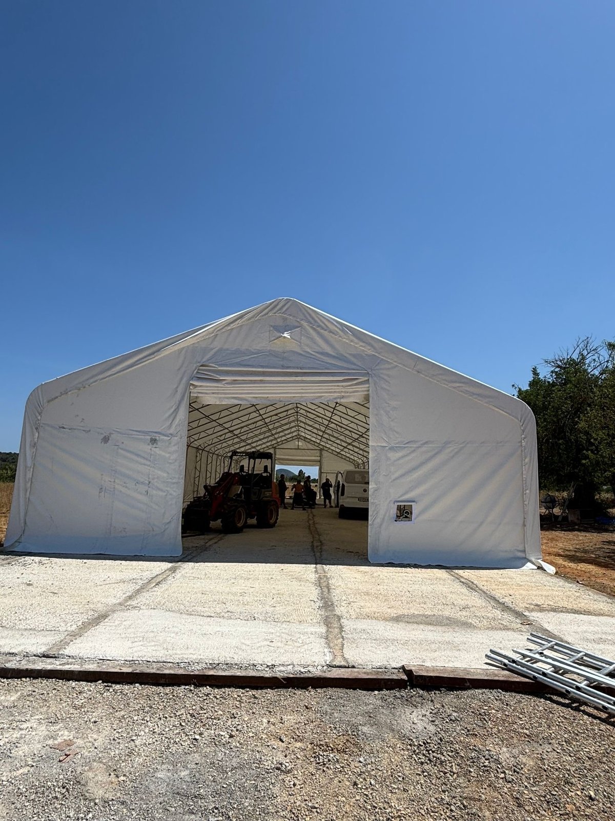 Carpa Almacén en Ibiza