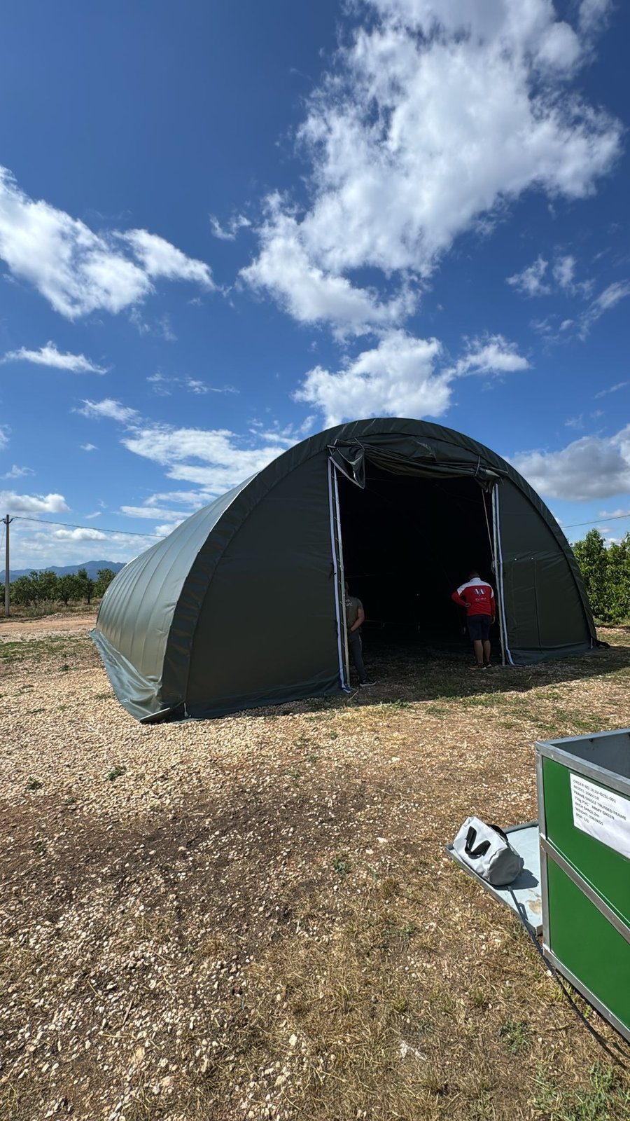 Carpa Agrícola en Mora d'Ebre