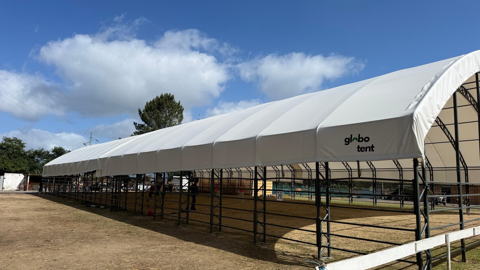 Cubierta para Picadero 20 × 40 × 6,5 m