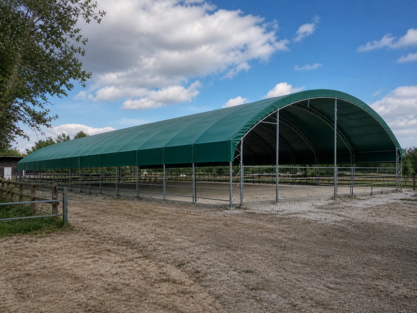 Cubierta para Picadero 20 × 40 × 6,5 m