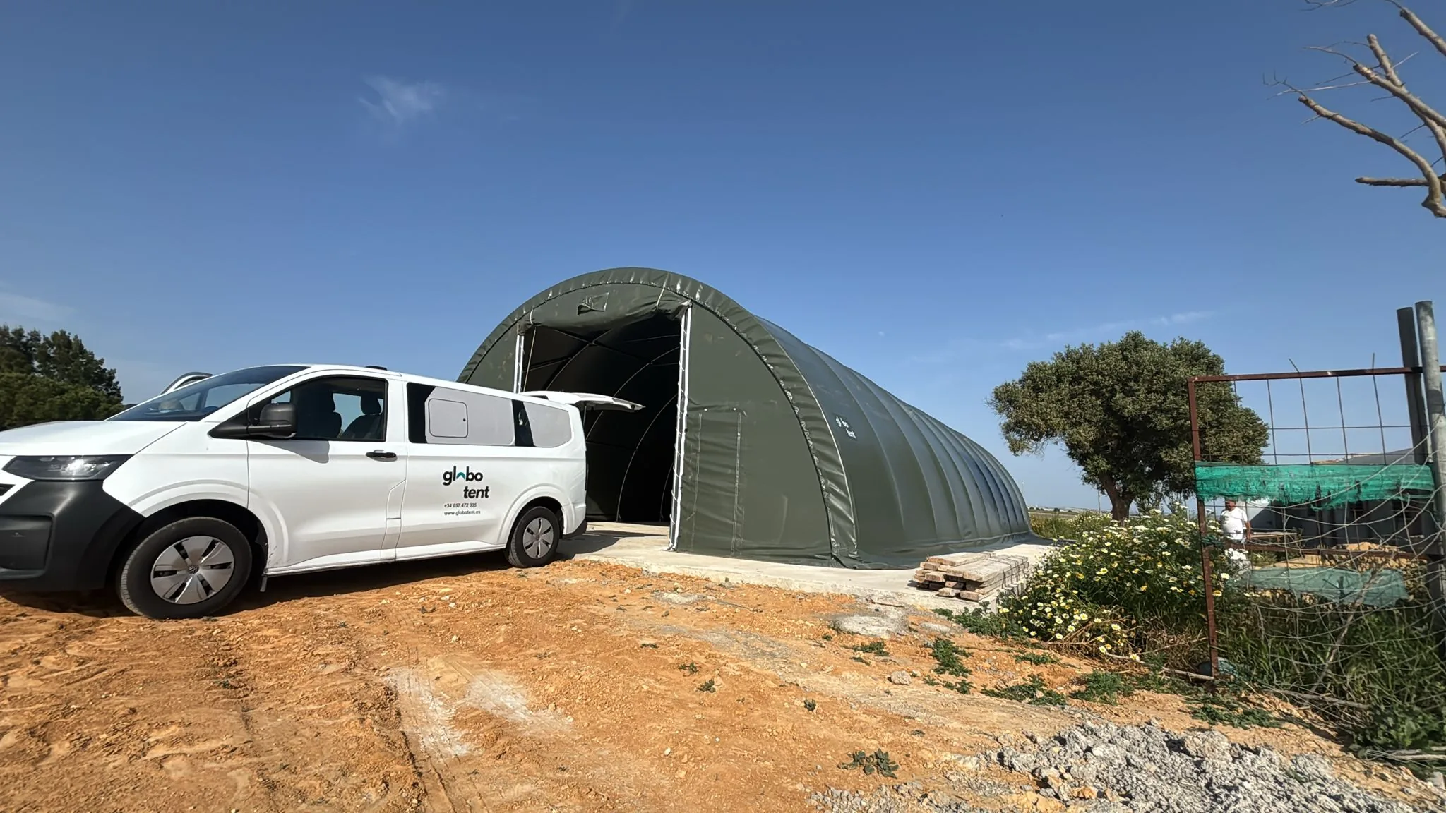 Carpa de Arco 12,20 × 15 × 6,10 m