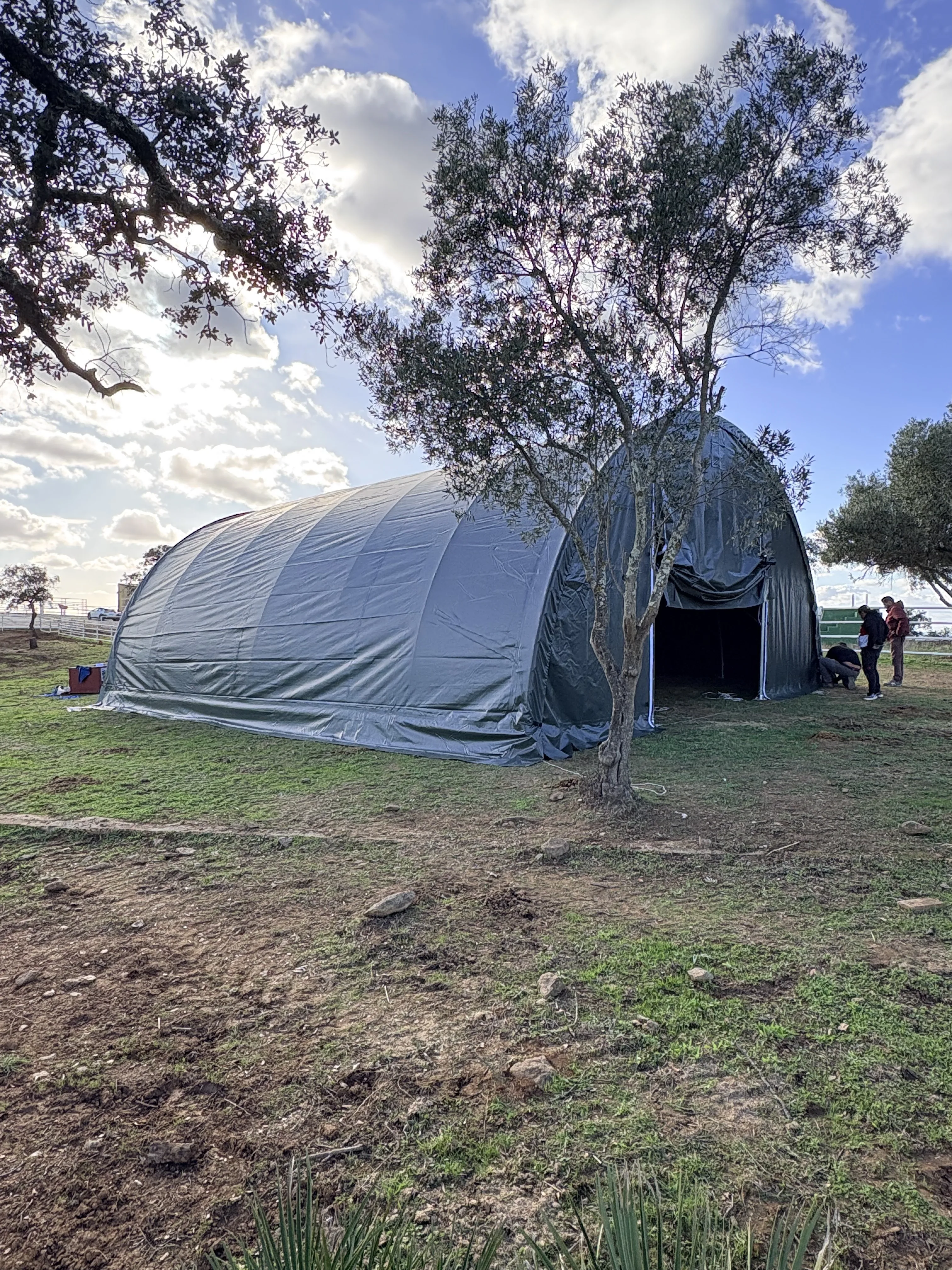 Carpa de Arco 6,10 × 12,80 × 3,66 m