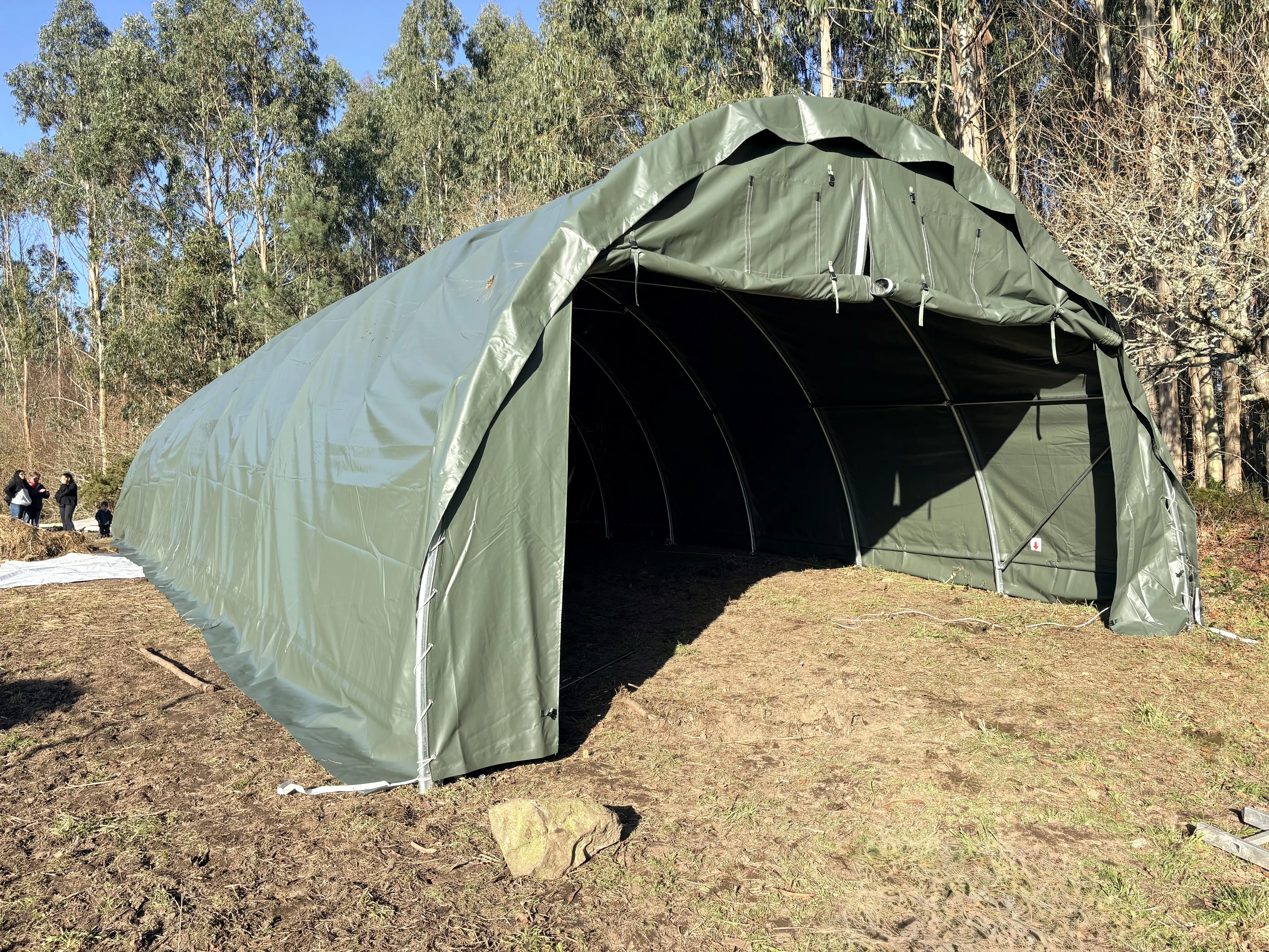 Carpa de Arco 6,10 × 18,30 × 3,66 m