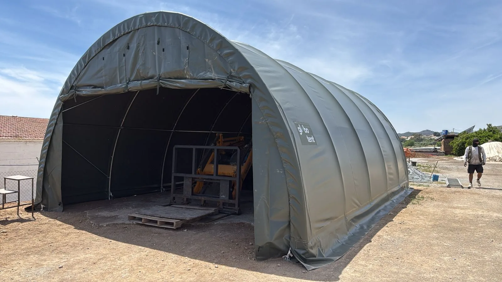 Carpa de Arco 6,10 × 9,15 × 3,66 m
