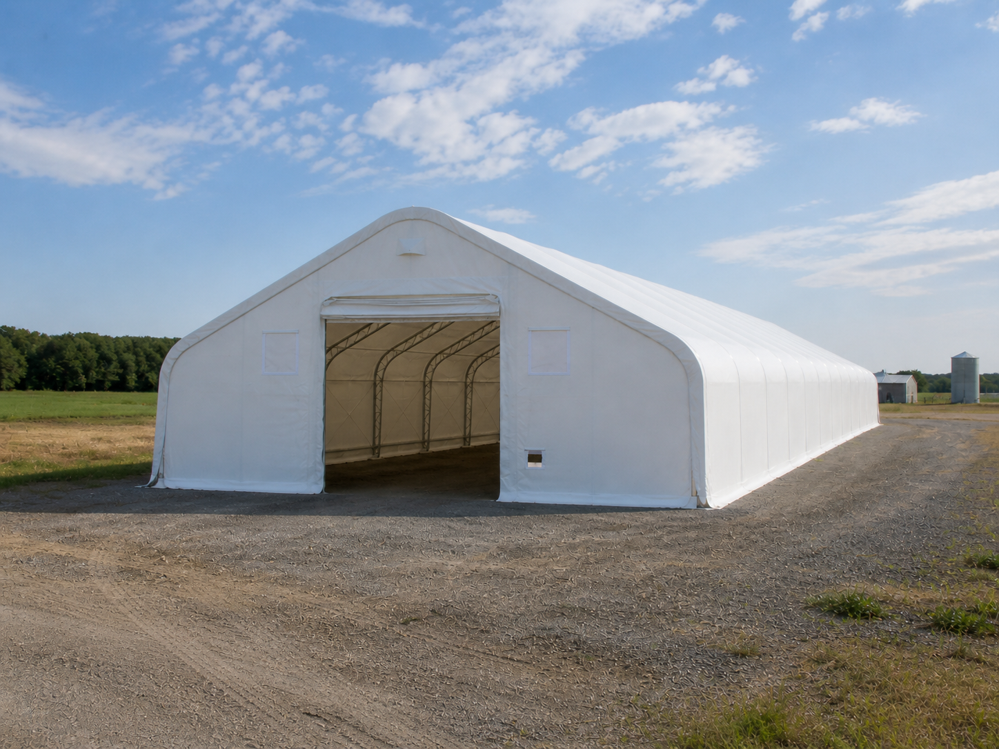 Carpa Almacén 15,35 × 40 × 7,10 m