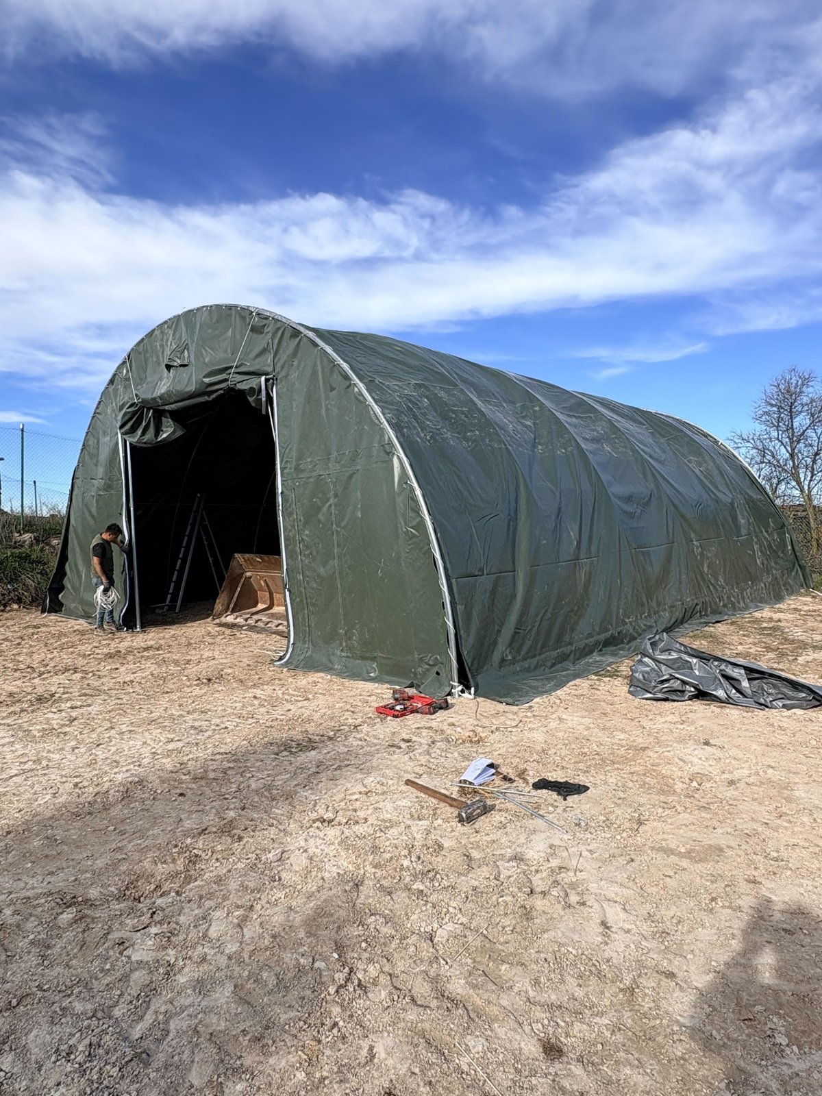 Carpa Agrícola en Villarejo del Espartal